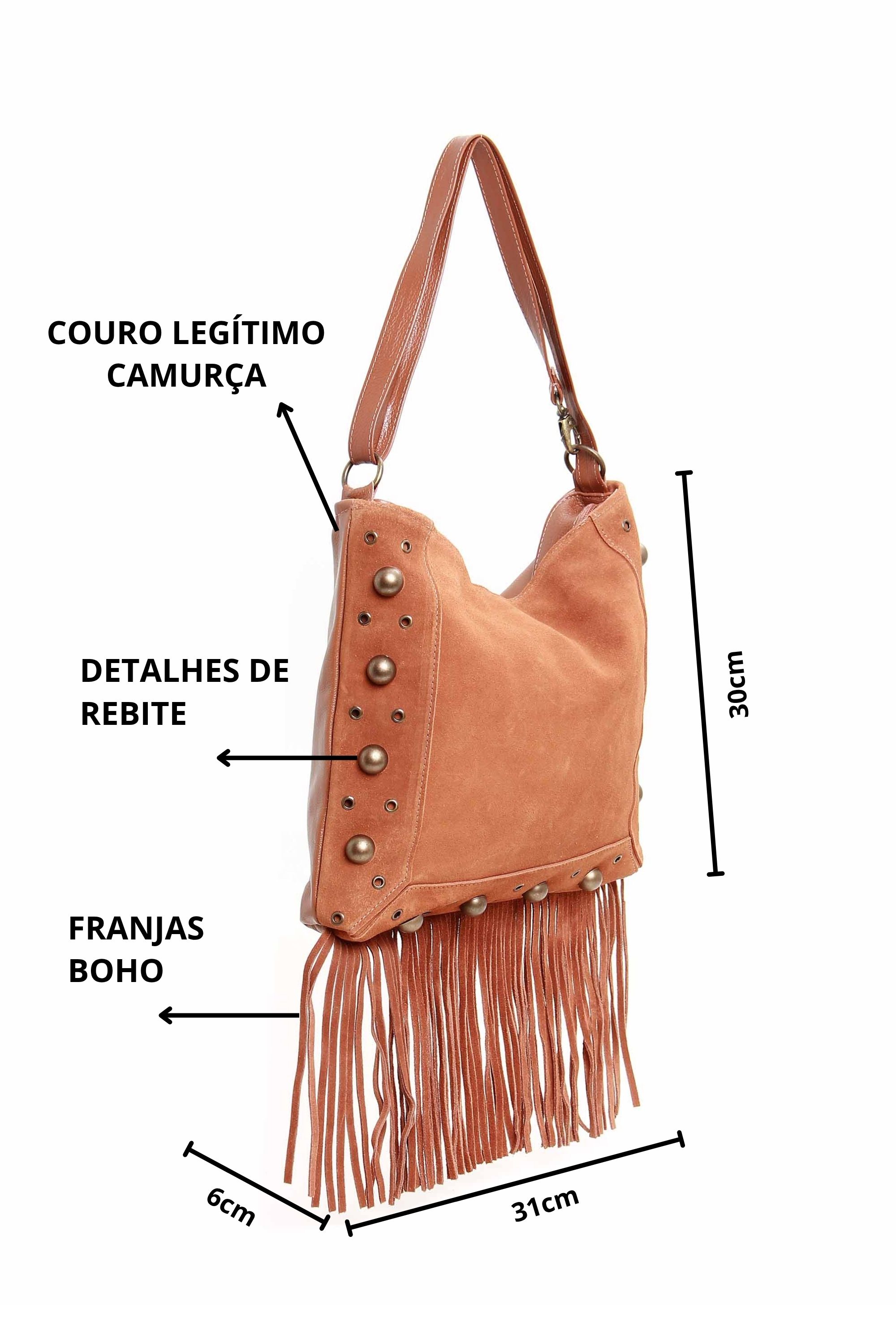 BOLSA BOHO COM FRANJA 10450219
