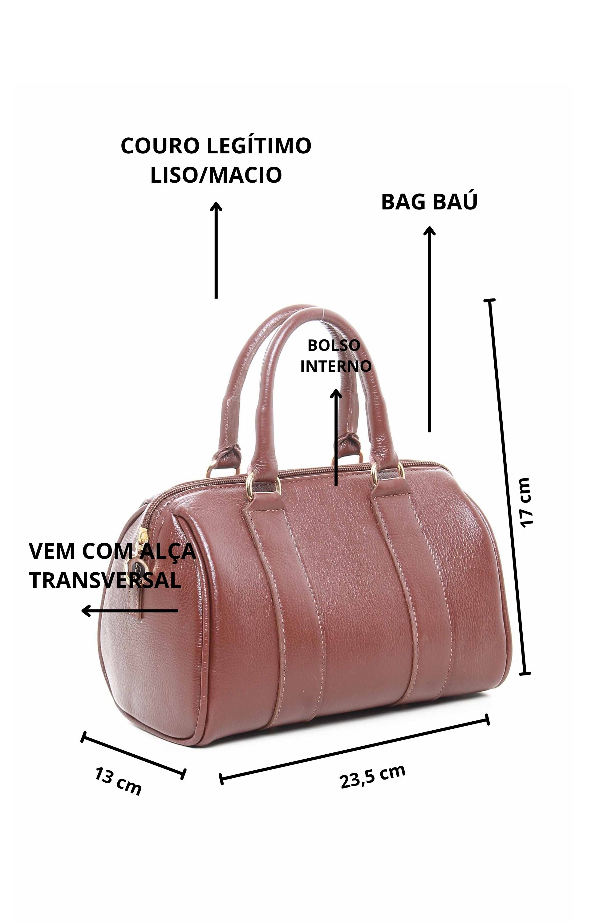 BAG BAÚ EM COURO 10650195