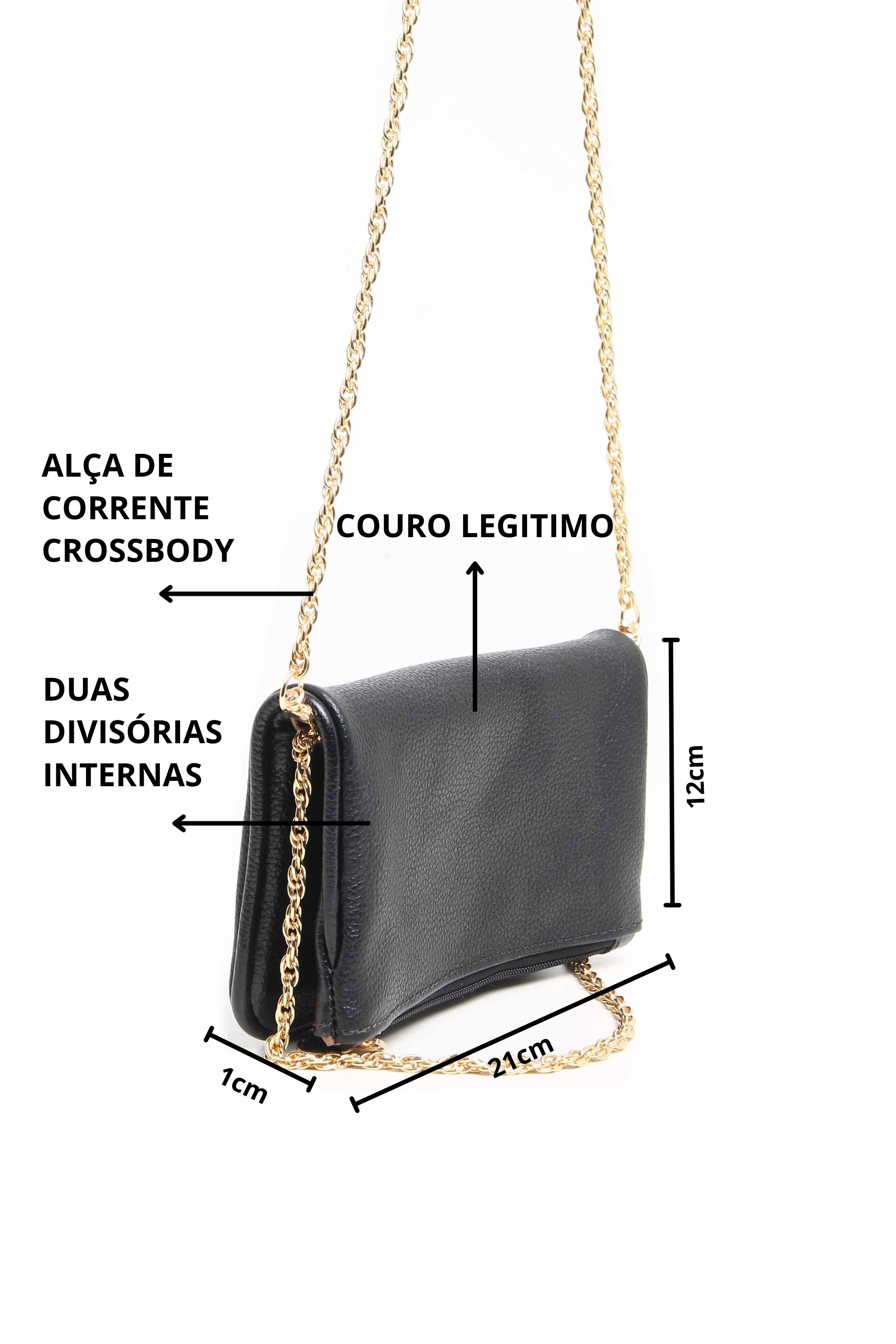 BOLSA CROSSBODY EM COURO 10650159