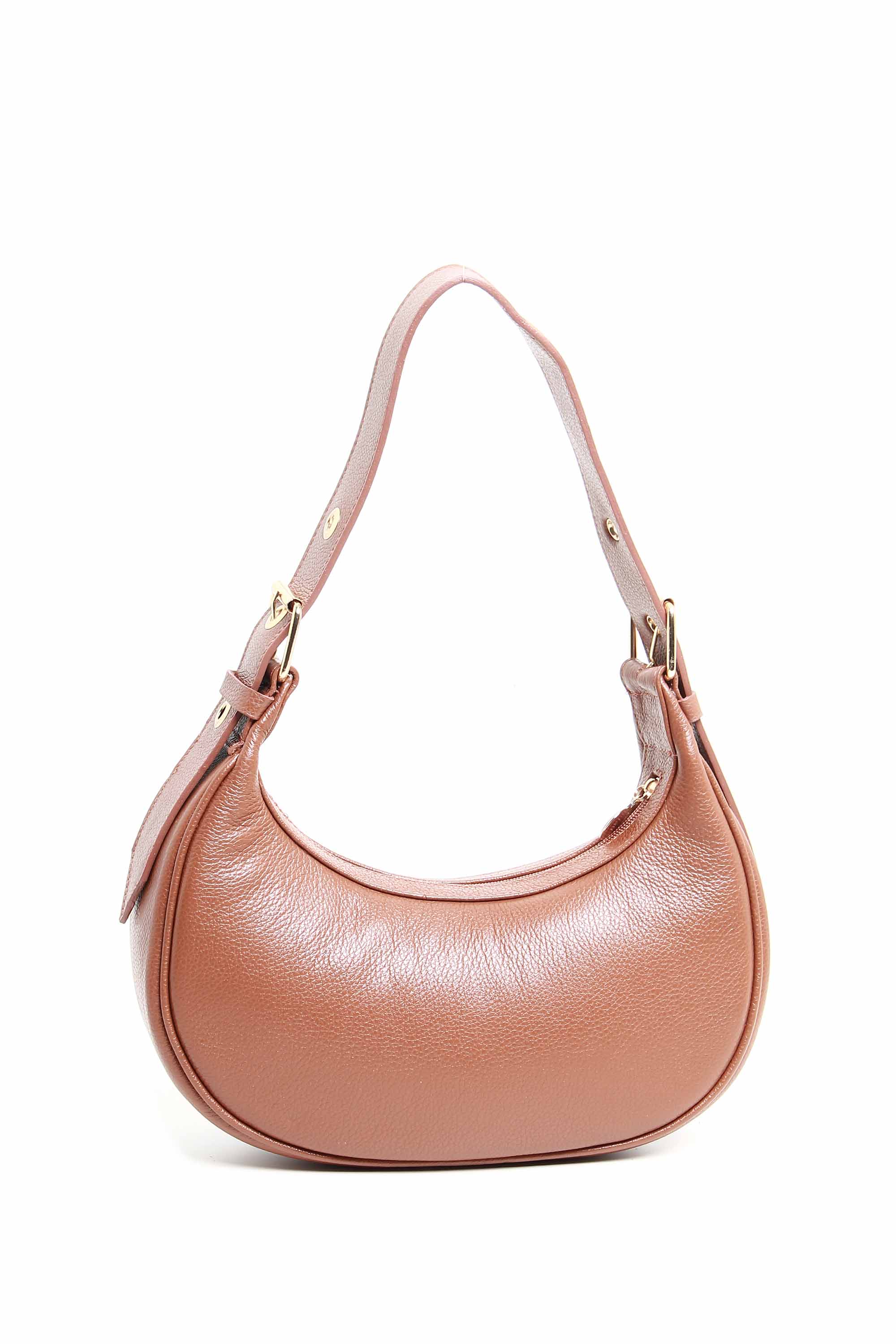 BOLSA CANOA LISA EM COURO 10650229
