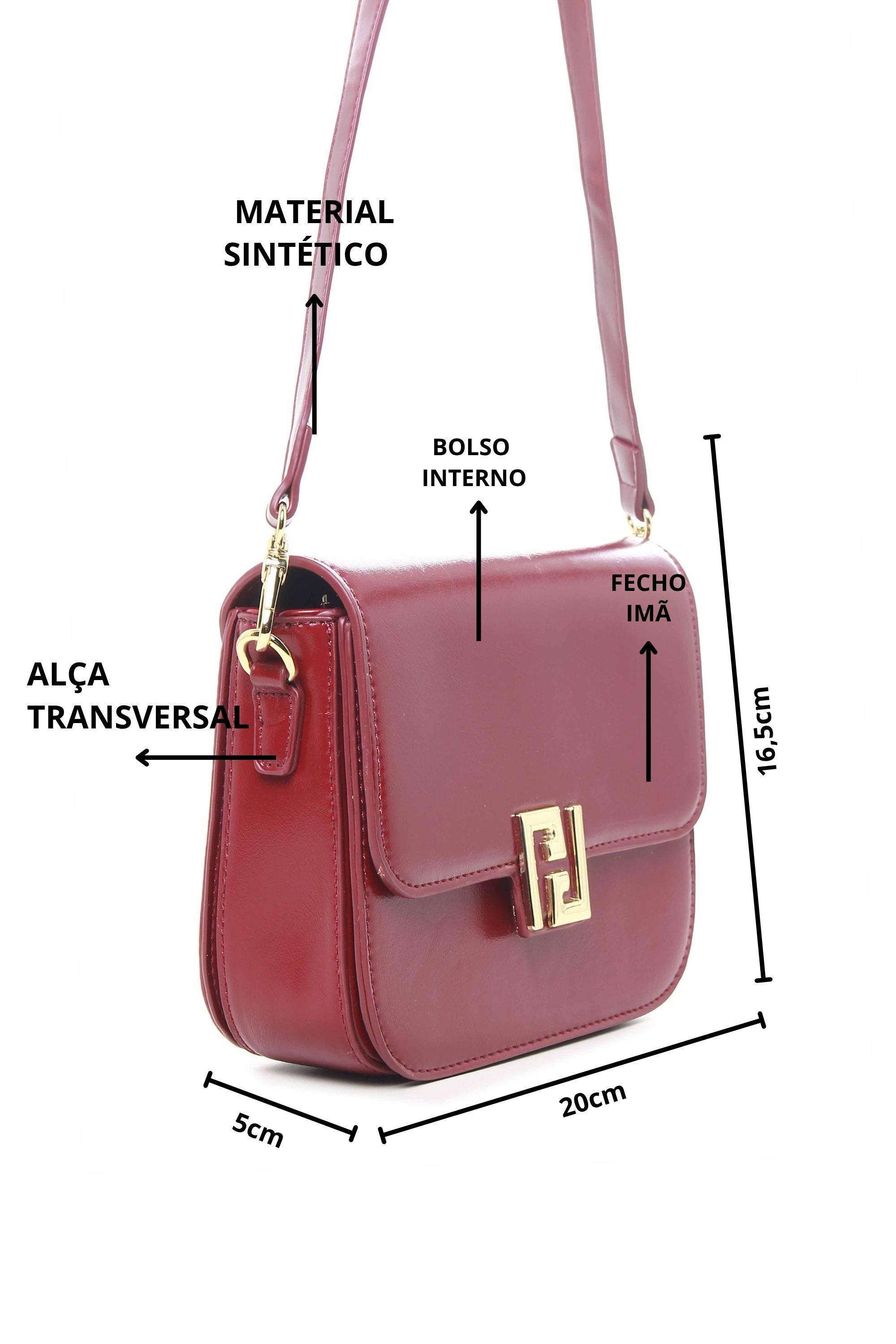 BOLSA LISA COM ALÇA TRANSVERSAL 10750107