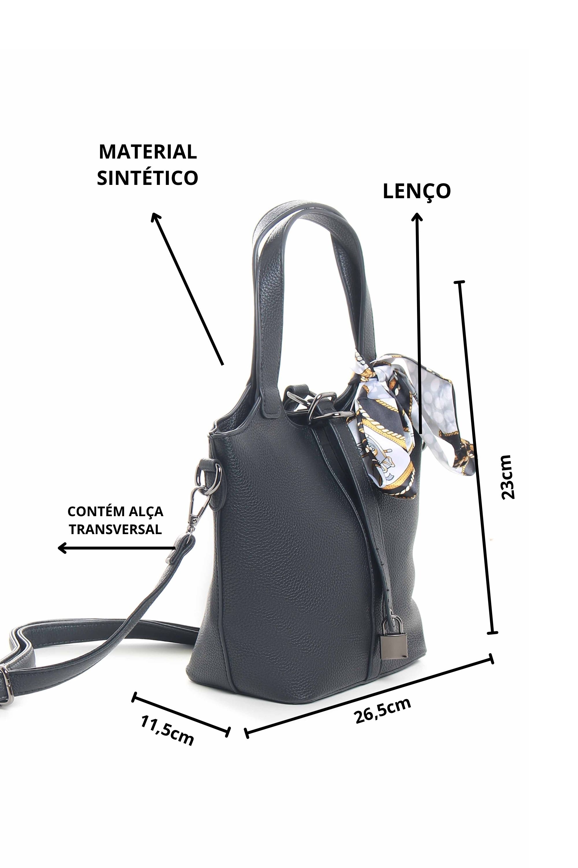 BOLSA BAUDE COM CADEADO 10756924