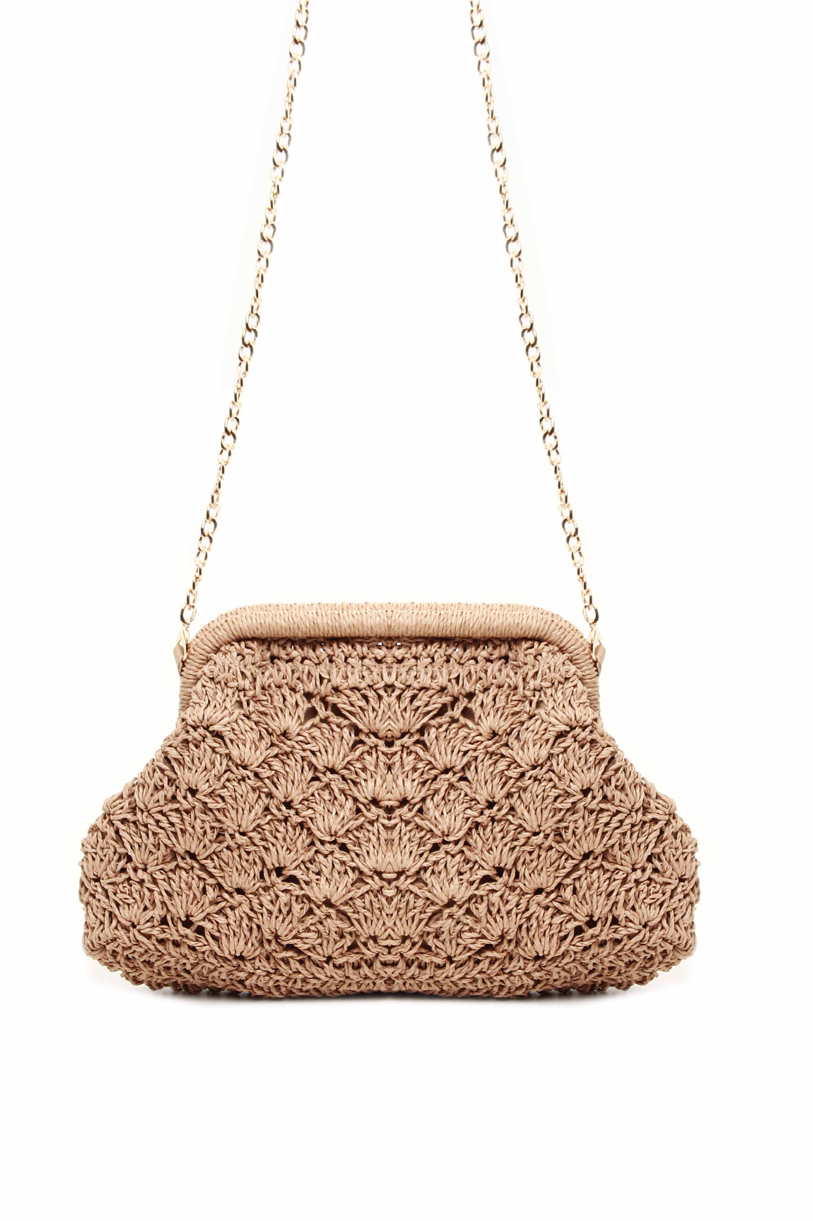 BOLSA DE MÃO EM PALHA ARTESANAL 10759985